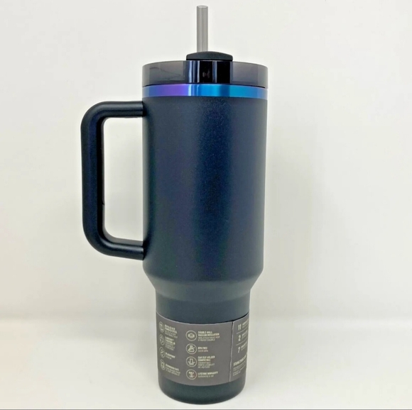 BNWT! STANLEY - THE BLACK CHROMA QUENCHER H2.0 FLOWSTATE™ TUMBLER | 40 OZ - Picture 2 of 16